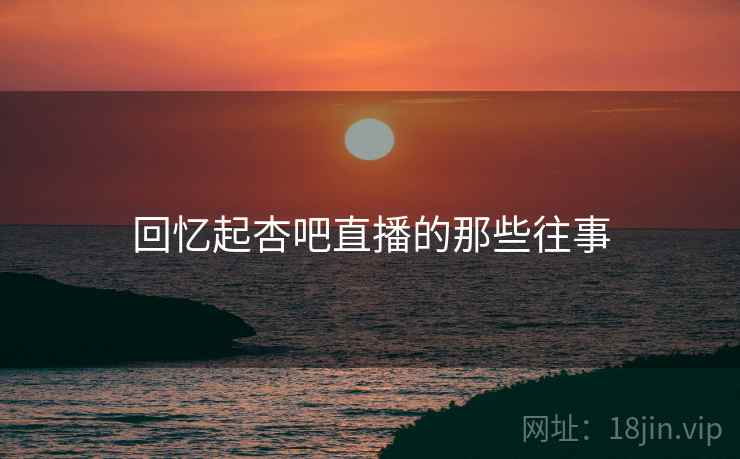 回忆起杏吧直播的那些往事